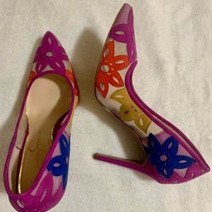 Jessica Simpson Women's Floral High Heels 👠
